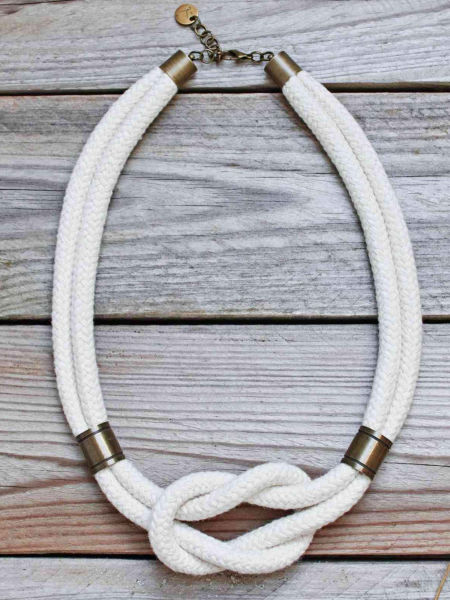 Naszyjnik z liny OFFWHITE