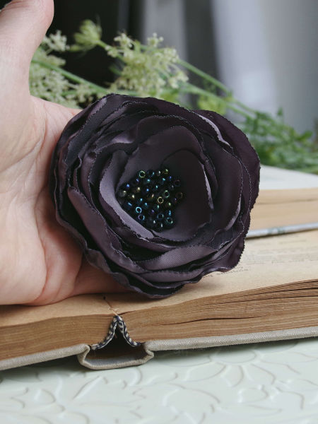 Broszka kwiat Elegancka przypinka broszki kwiatek 