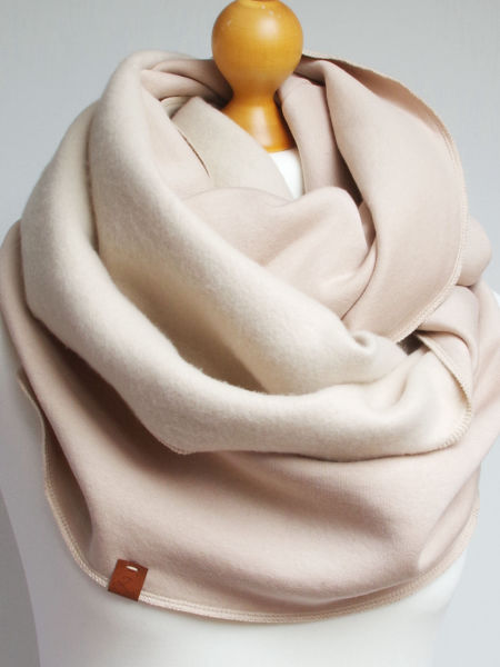 Zimowy komin damski - beżowy