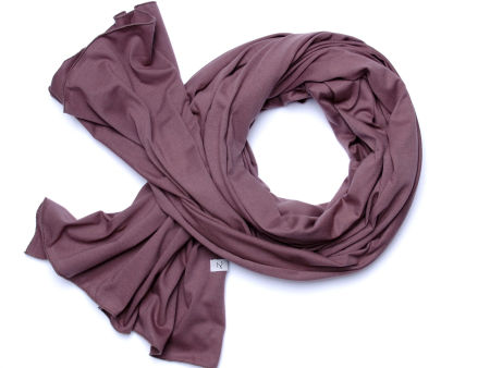 Bawełniany szal, szalik damski - szal beżowy kolor