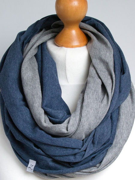 Damki KOMIN szal Dwukolorowy -  TUBA