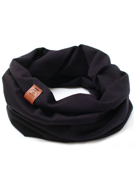 Komin męski bawełniany tuba - kolor czarny